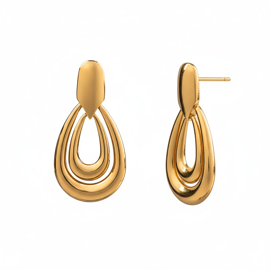 Σκουλαρίκια Gold Drops