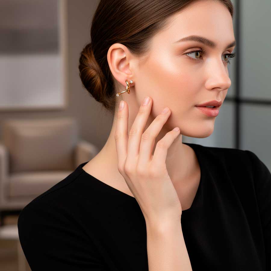 Σκουλαρίκια Λυδία - Image 3