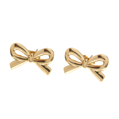 Σκουλαρίκια Little Bow Gold